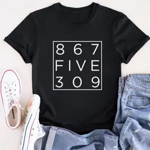 Menswear Casual Round Neck Shortsleeve Vintage 80s Humorous Music T-Shirt, Featuring Tommy Tutone, Streetwear Perfect Gift for Music Enthusiasts