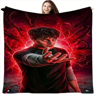 Stranger Things Season 3 themed blanket, warm in winter and cool in summer, suitable for all seasons, soft and comfortable, is an ideal gift for friends and family, and a perfect companion for Christmas, home, and travel. bed sofa couch room decoration