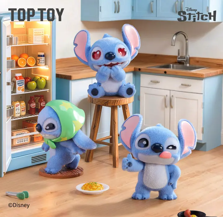 TOPTOY Disney Stitch Emoji Series Figures Blind Box v2 Disney Stitch Energy Yoga Blind Box