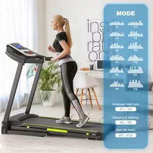 【New arrival】Folding Treadmills with 41.37"*16.55" Running Beltd, 3.5HP Quiet Walking Pad Treadmill,  0.5-7.5mph/1-12KMH,330 Lbs Weight Capacity Four LED Screen DisplayIncline Treadmill with Handle for Home and Office,