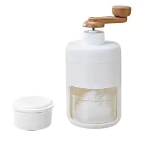 Mini Ice Maker & Soft Ice Crusher Machine - Compact Kitchen Ice Shaver for Slushies, Smoothies & Snow Cones - Durable Design for Home & Stall Use