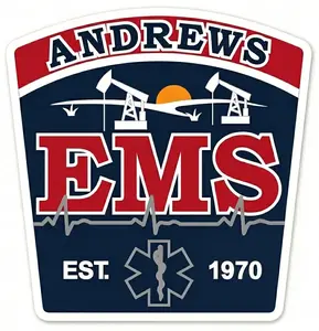 Andrews EMS EST 1970 Window or Helmet Decal