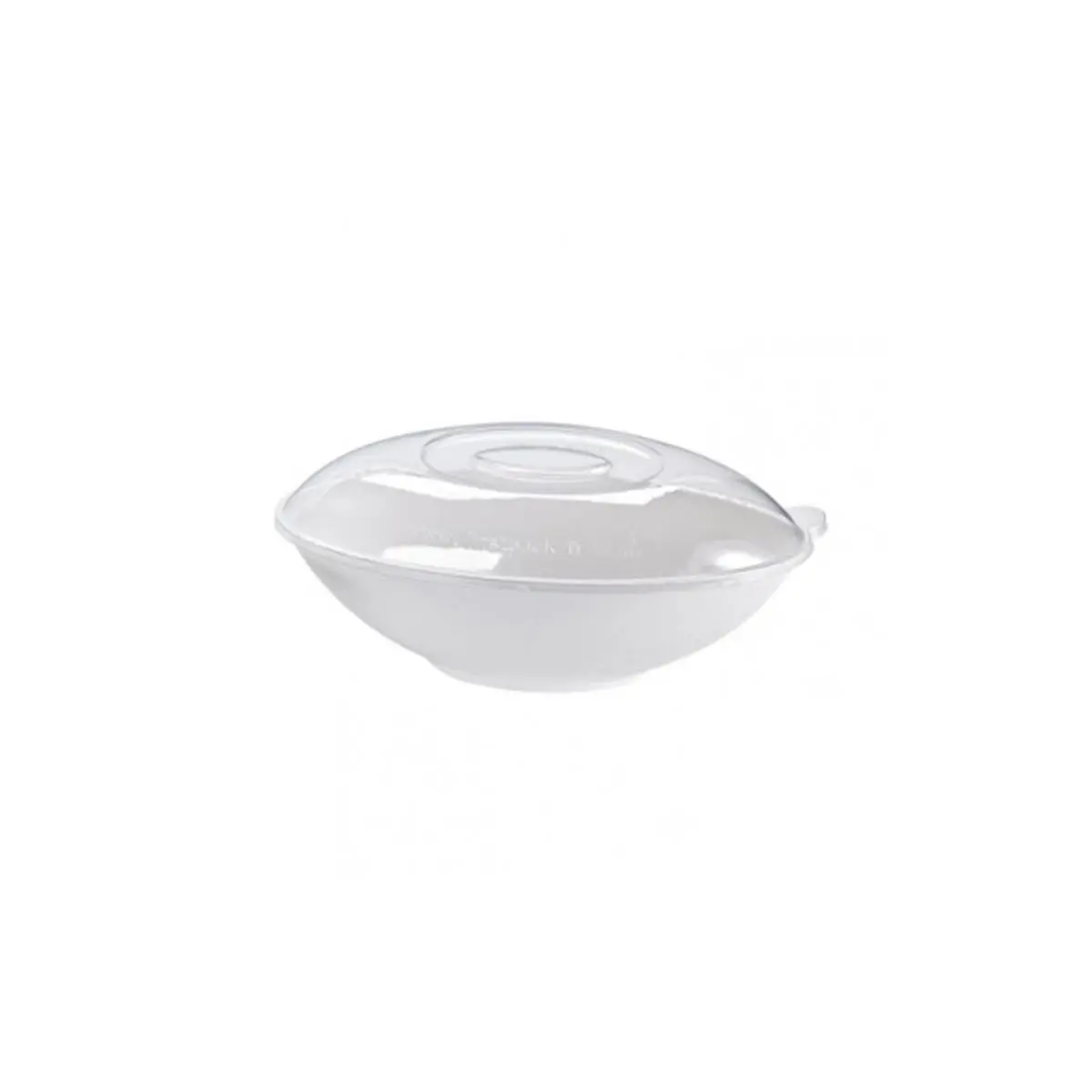 212 MAIN Plastic Oval-Shape Kitchen Leak-Proof Lids - Recyclable, Grease-Resistant Covers for Storage Containers, Everyday Use, Pack of 250