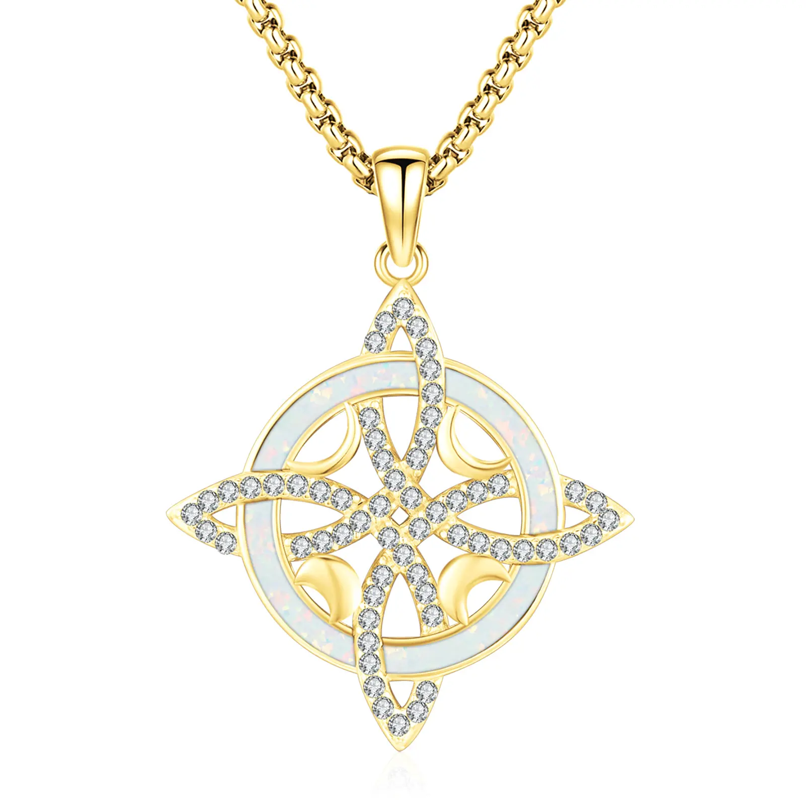 Circular Gold-Plated