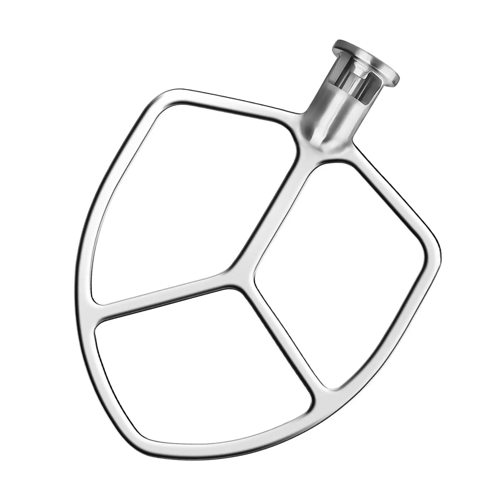 Flat Beater Compatible With 5-6 Quart Bowl-lift Stand Mixer   Polished Stainless Steel Paddle Attachment Replacement For Kitchen Aid Mixers