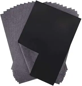 100pcs Black Carbon Transfer Paper 9x13 Inch – Graphite Tracing Paper for Wood, Canvas, Paper & Art Projects
