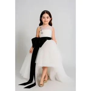 Hollie Gathered Tulle open Back Gown