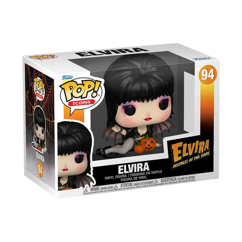 Funko Pop! Elvira - Elvira with Pumpkins #94 Collectible Pop Vinyl Figure