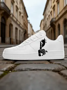 Custom Hand-Drawn Sneakers, Personalized Design for Idols and Anime Photos, Unique Footwear for Fans and Enthusiasts