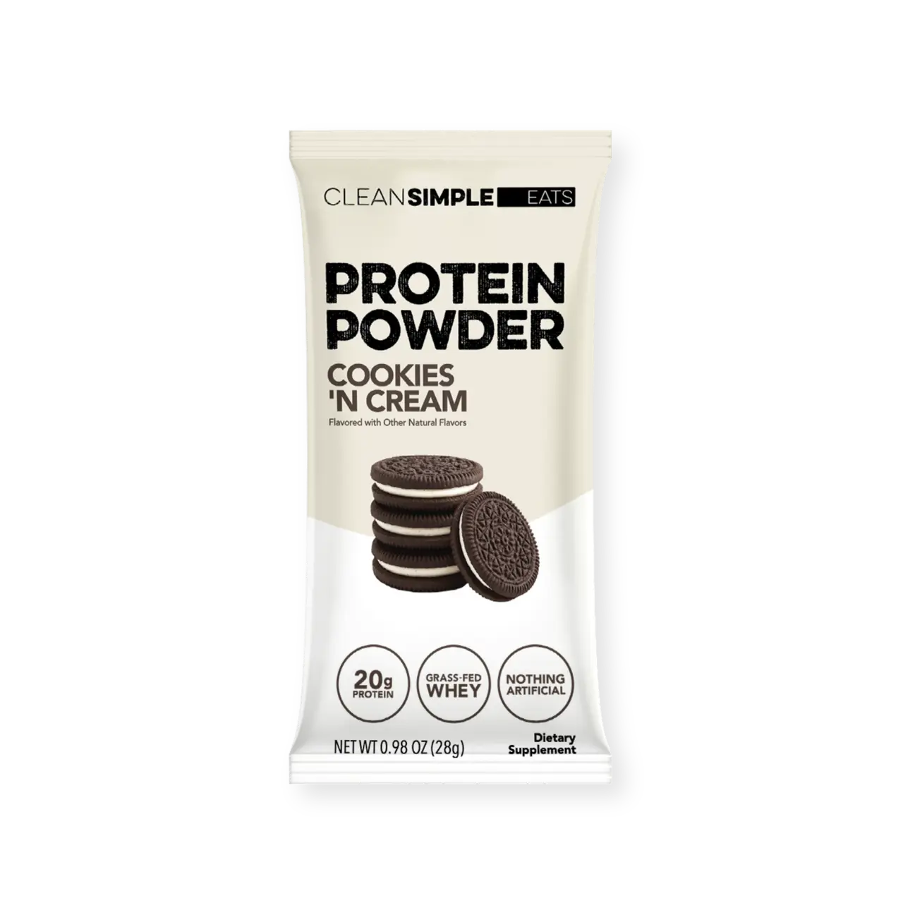 Protein Powder: Cookies 'N Cream Single Serving Stick Pack (Tik Tok Exclusive) Protein Powder: Cookies 'N Cream Single Serving Stick Pack (Tik Tok Exclusive)