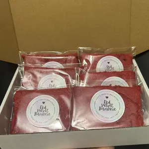 Red velvet Brownie Dessert