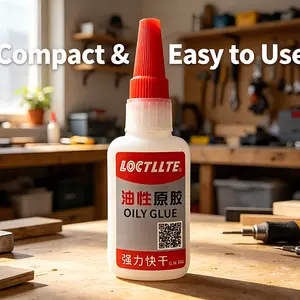 Oily Super Glue 50g, Strong Instant Bond, Fast Dry Multi-Purpose Adhesive, Ideal for Plastic, Metal, Wood, Rubber, DIY Projects