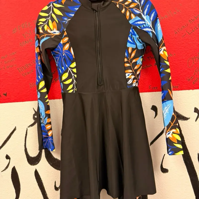 Burkini, Modest Full-Coverage Swimsuit for Women, UV-Protective Quick-Dry Swimwear