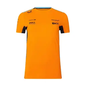 McLaren F1 Women's Team Replica Set Up T-Shirt- Papaya/Phantom
