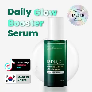 [TAESI.K] Marine Glow Hydrating Serum 50ml, Glass Skin Serum with Marine Complex & Niacinamide for Deep Hydration, Moisture, and Inner Glow, Cooling Soothing Care for Dull & Dehydrated Skin, Korean Cosmetics