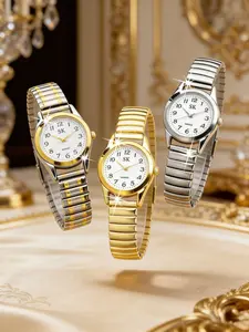Women's Quartz Exquisite Watch Set, Casual Elegant Design, Multiple Colors Available, Perfect Gift for Mother's Day & Thanksgiving