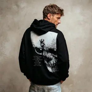 Berserk skull Graphic Hoodie Made in the USA Anime Streetwear Hoodie | Vintage Dark Fantasy Style | Relaxed Fit | Boyfriend Girlfriend Christmas Gift