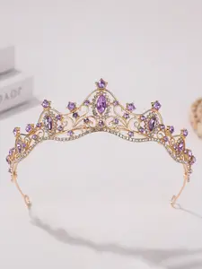 Rhinestone Crown for Women, Elegant Crown Design, Hollow Out Design Crown for Wedding Bridal Party Formal Occasions, Fashion Hair Accessories for Party, Daily Clothing Decor