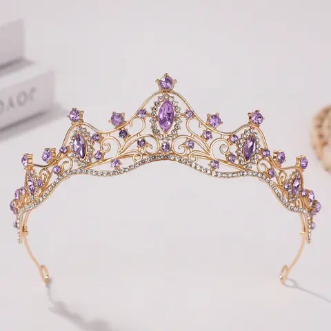Rhinestone Crown for Women, Elegant Crown Design, Hollow Out Design Crown for Wedding Bridal Party Formal Occasions, Fashion Hair Accessories, Bridal Accessory, Hair Jewelry for Party, Daily Clothing Decor