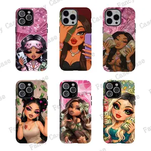 Y-Baddie Bratz C.a.s.h Phone Case, Having good protective properties,for iPhone 16 15 14 13 12 11 17Pro Max,for Samsung S25 S24 S23 S22 Ultra,Protective Cover,give her/him a gift for Christmas and Thanksgi