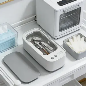 Portable USB Ultrasonic Cleaner, Nail Salon Disinfection Tool, Jewelry Watch Glasses Cleaning, Home Travel Use, Long Battery Life
