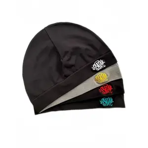 Embroidered Fashion Beanie Hat - Unisex Breathable Elastic Casual Sports Cap