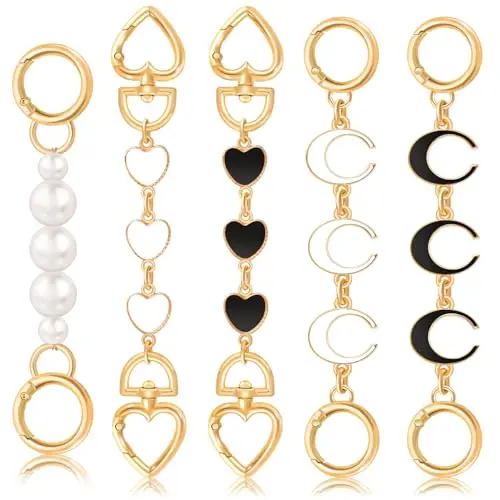 A10 5Pcs White and Black Bag Extender Ch