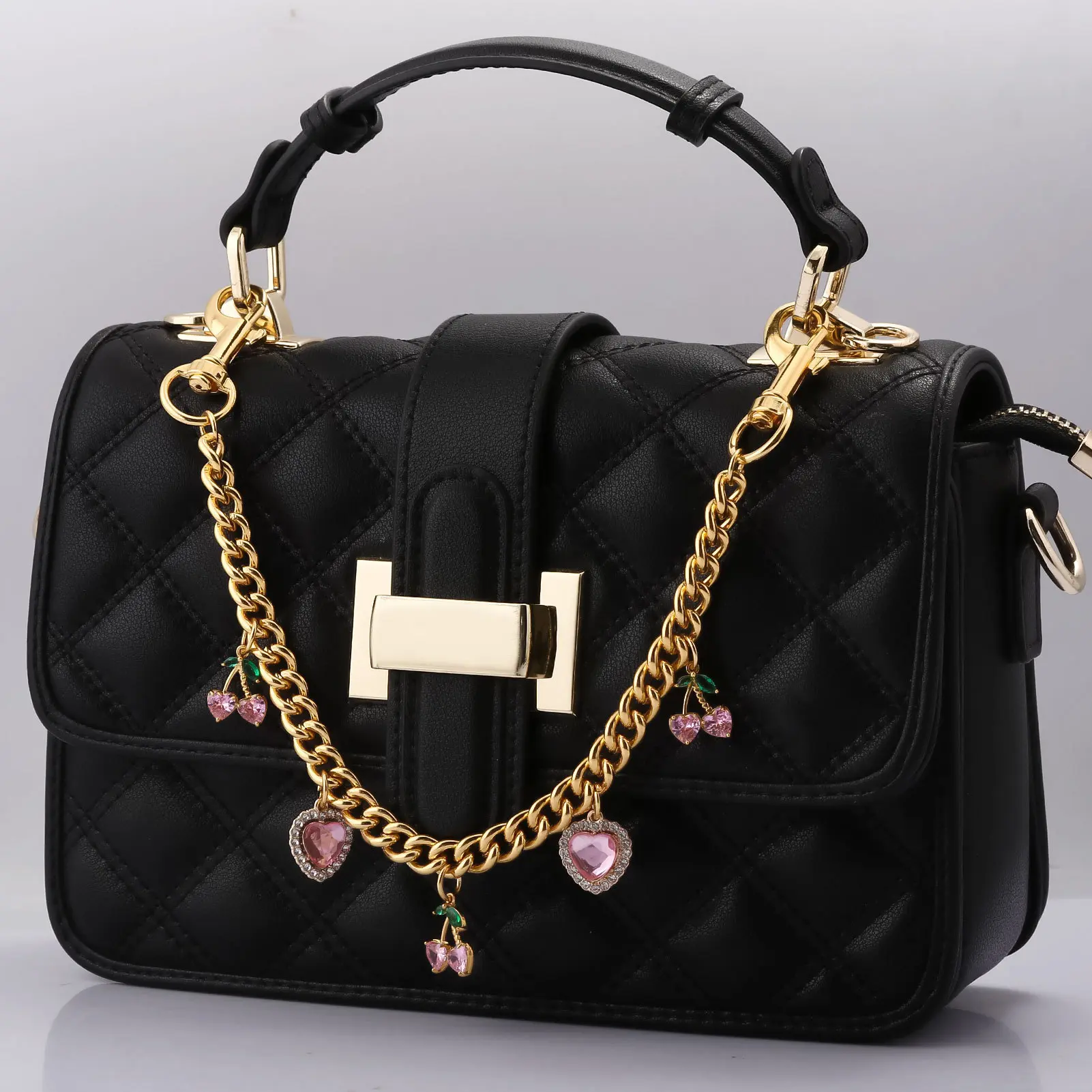 Bag Purse Charm Chain for Handbags - Gold Key Chain Accessories - Cute Keychain Gifts for Women replacement extension extender New Bag Charm Keychain Handbags Stylish Purse Accessorie  Crossbody bag, extension chain, tote bag, handbag, bag chain tiktoksho