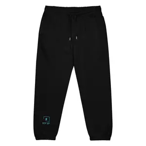 Rep Up Men's Urban Sweatpants - Heavyweight Fleece, Relaxed Fit, Zipped Pockets, 80% Cotton, 20% Recycled Polyester, All Seasons Wear
