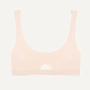 Organic Cotton Keyhole Soft Bra in Quartz