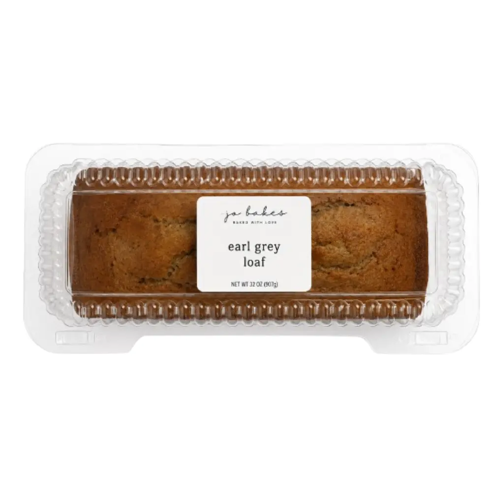 JO BAKES Earl Gray Tea Loaf Cake - London Fog Flavor, Moist, Aromatic 12oz Bakery-Style Dessert