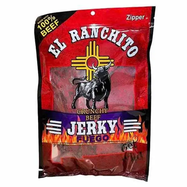 [Hot 2025!!!] Fuego El Ranchito Crunchy Beef Jerky Net Wt. 2 oz