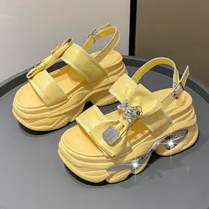 LuxeCharm Platform Sandal for Women - Footwear for Girls