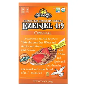 Food For Life Ezekiel 4:9® Sprouted Crunchy Cereal, Original, 16 oz (454 g)