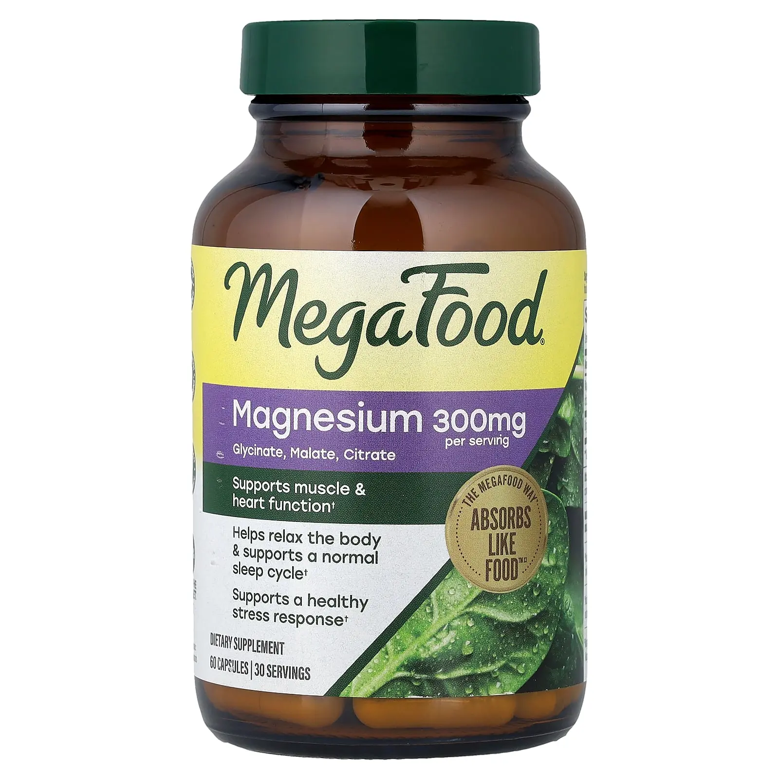 MegaFood Magnesium, 60 Capsules MegaFood Magnesium, 60 Capsules