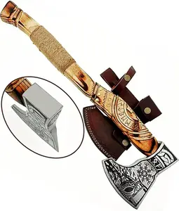 Weed Puller Tool with Long Adjustable Handle carbon steel blade and wooden handle