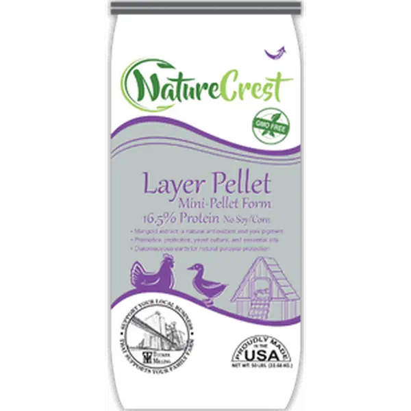 Nature Crest Non-GMO 16.5% Layer Pellet