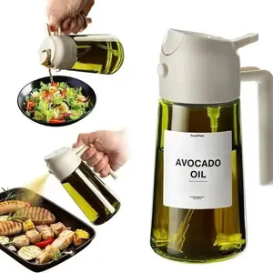 Sprayable Bottle for Portion Control Avocado Oil Dispenser with Easy Pouring Feature for Cooking and Salad Dressings Kitchen Air Fryer Utensils Bbq