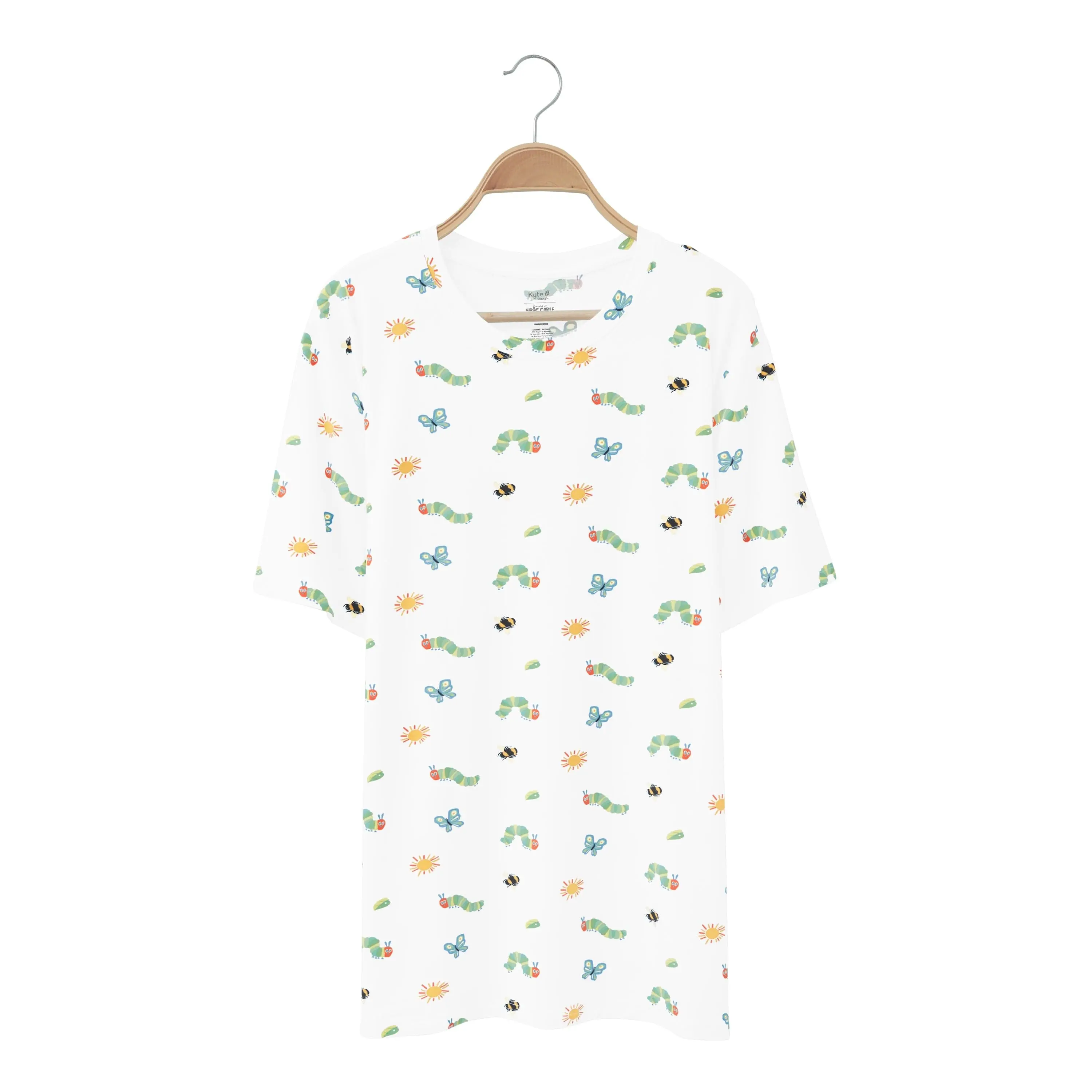 Men's Short-Sleeve Crew Neck Top - Relaxed Fit The Very Hungry Caterpillar™ & Friends Tee, Spandex-Rayon Blend, Shortsleeve, Menswear, Tshirt, Classic, Round Neck, Stylish, T-Shirt