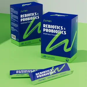 Probiotics 40 Billion, 30 Bottles*, 0.7 oz, Detox Powder Formula with Superfoods, Probiotics, Digestive Enzymes & Moringa: Promotes Gut Health & Strengthens Immune System.