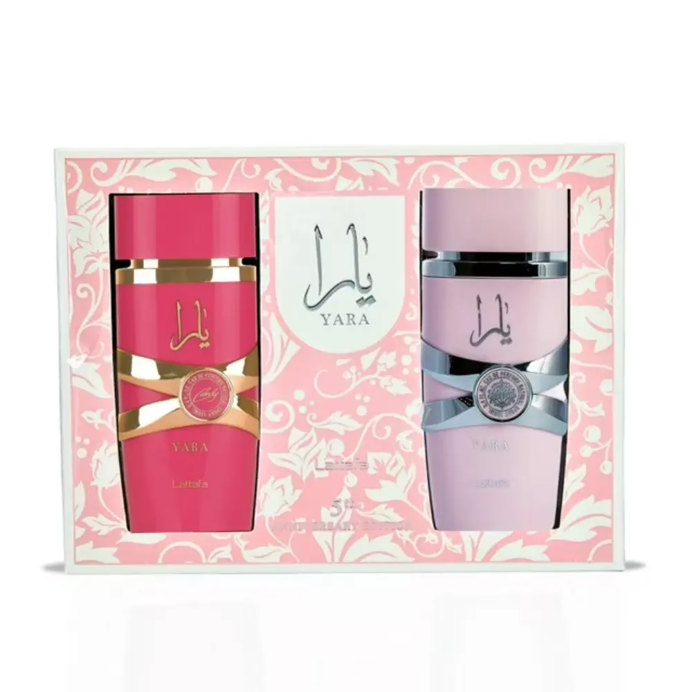 Lattafa Yara & Yara Candy Eau De Parfum 2-Piece Gift Set – 100ml (3.4 oz) each