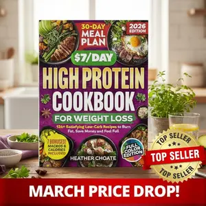 $7/Day High Protein Cookbook