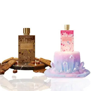 Anfar | Dubai Chocolate Cotton Candy + Dubai Chocolate Biscotti Truffle | Eau De Parfum | 100 ml - 3.4 oz Per Bottle | Chocolate, Pistachio, Cookie & Cotton Candy Notes
