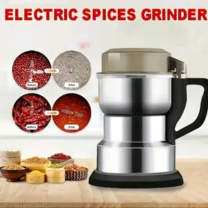 High-Power Multifunctional Coffee Grinder 110V Suitable for Home Brewing, Grinding Coffee Beans and Spices , Durable Stainless Steel | Modern Kitchen Tool