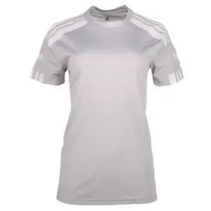 adidas Womens Squadra 21 Crew Neck Short Sleeve Jersey Soccer Cleats  - Grey