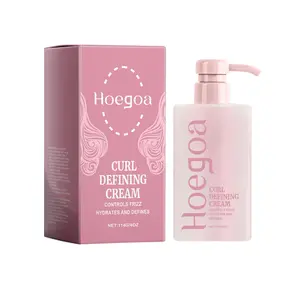 Hairhalo Curl Defining Cream - Moisturizing Curl Cream for Curly & Wavy Hair - Hydrating Formula for Styling and Care - Gel Haircare - Moisturizer Moisture Coconut Frizz mousse Glossy Nourishing Silky Smooth