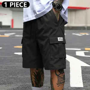 1-Pack Men’s Cargo Shorts Bundle – Heavy-Duty Ripstop Fabric, Utility Pockets, Adjustable Waist — Ready for Workouts, Hiking, and Construction; Summer Value Set