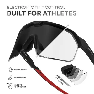 Shield — Next-Gen Instant Tint-Adjustable Sports Sunglasses by Chamelo