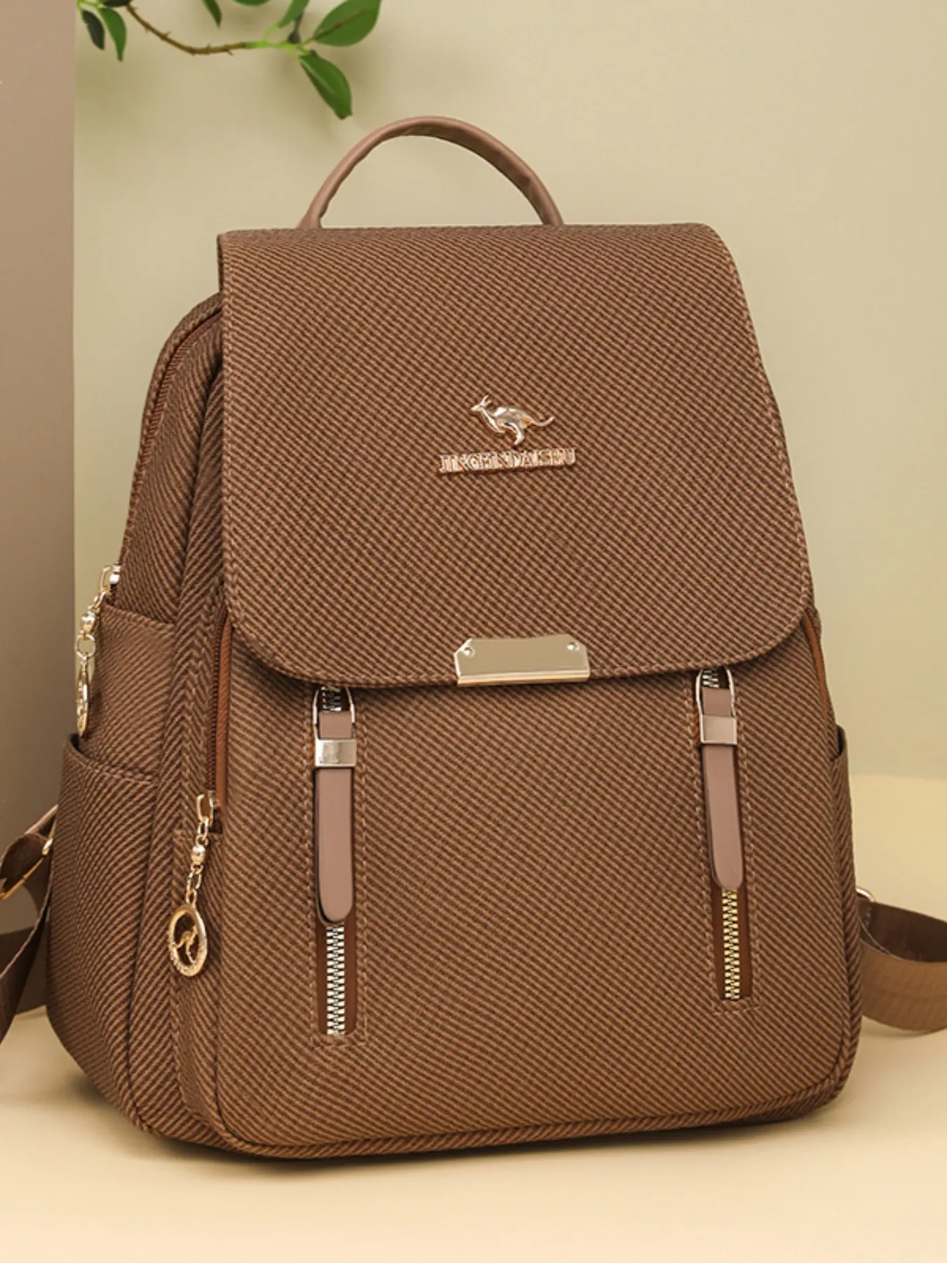 2026 New Versatile Fashion Backpack, Soft Leather Bag, Large Capacity, Lightweight Travel Bag, Commuter Backpack, Stylish Shoulder Bag, Fashion Durable Backpack, Casual Lightweight Backpack, Travel Backpacks, Backpack Bags