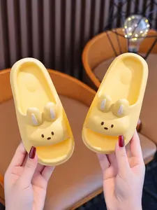 Bunny Slippers Easter Casual Cute Indoor Simple All Seasons Gift, Comfortable Home Footwear for Kids